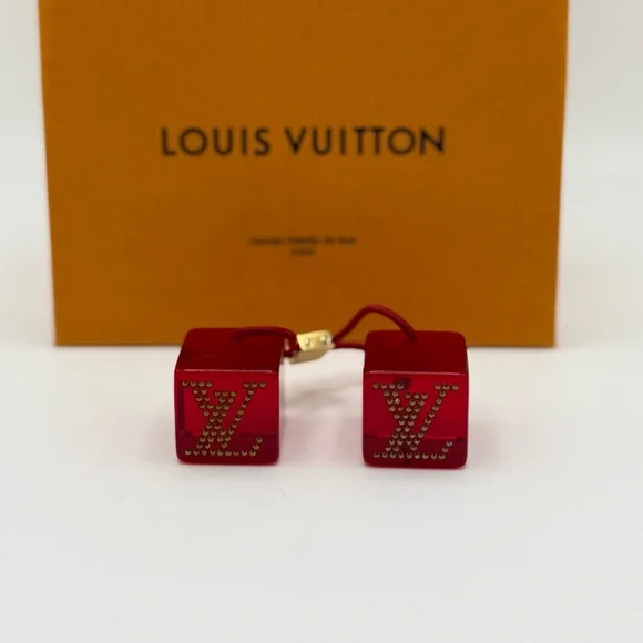 Louis Vuitton Red Translucent Hair Accessory - Picture 1 of 11